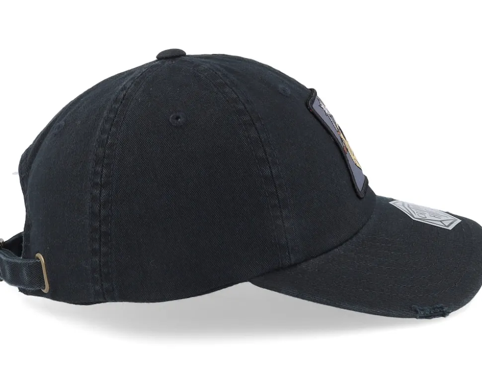 Cleric Dad Cap Destroyed Black Adjustable - Critiql Hit