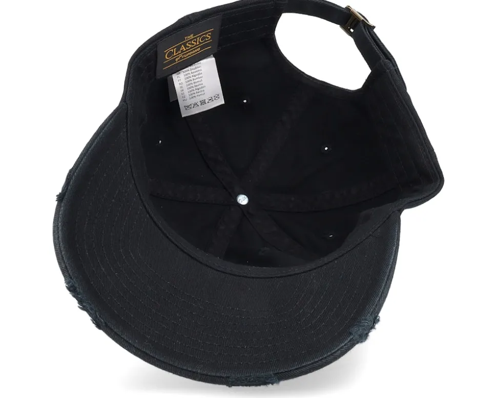 Cleric Dad Cap Destroyed Black Adjustable - Critiql Hit