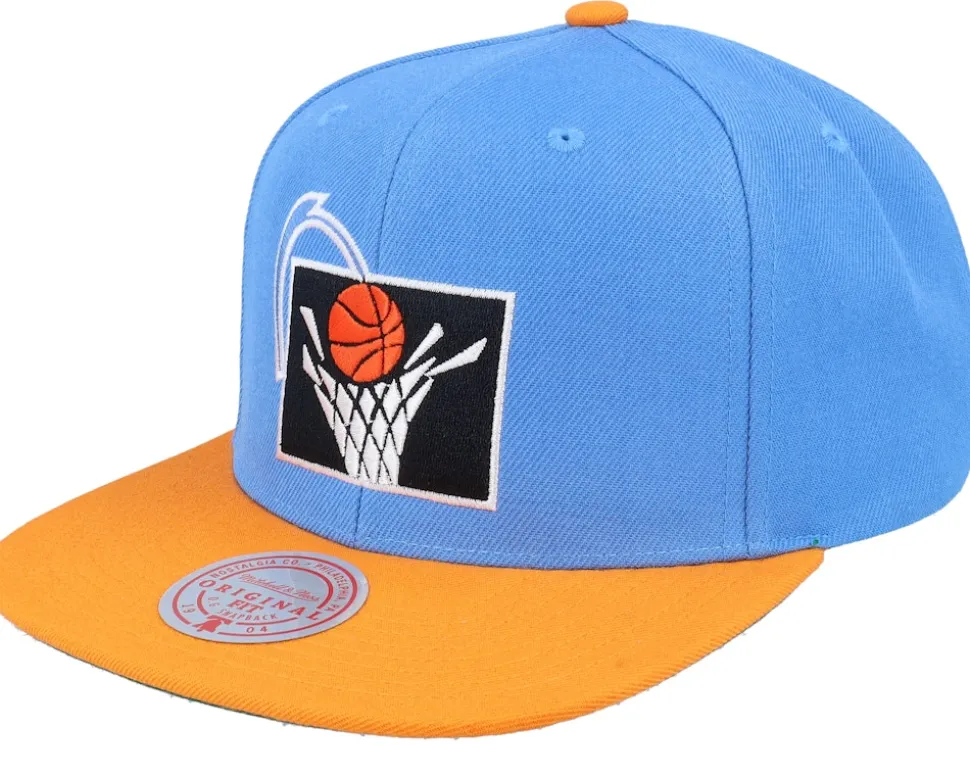 Cleveland Cavaliers Team 2 Tone 2.0 Blue/Orange Snapback - Mitchell & Ness