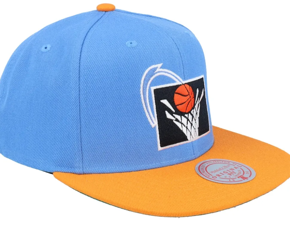 Cleveland Cavaliers Team 2 Tone 2.0 Blue/Orange Snapback - Mitchell & Ness