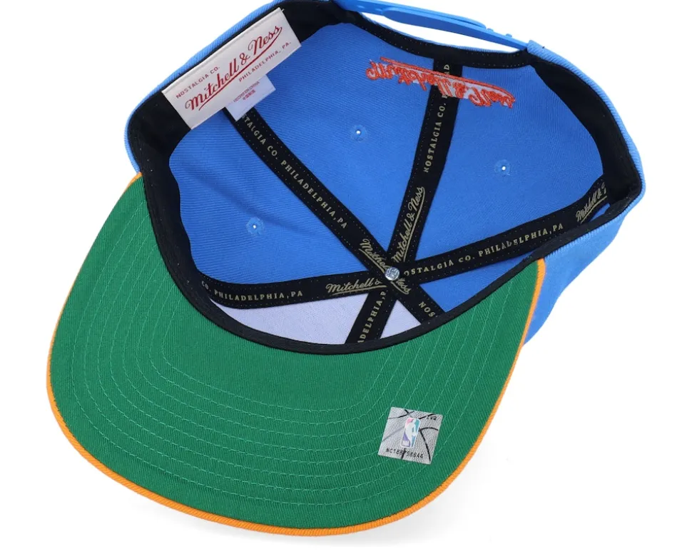 Cleveland Cavaliers Team 2 Tone 2.0 Blue/Orange Snapback - Mitchell & Ness