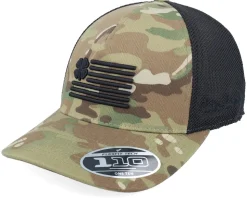 Clover Nation Camo/Black Trucker - Black Clover