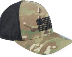 Clover Nation Camo/Black Trucker - Black Clover
