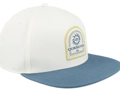 Club Master Snow White/Blue Snapback - Quiksilver