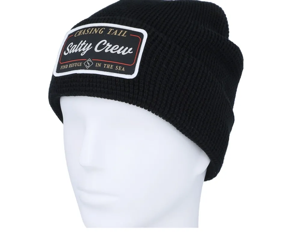 Coastal Beanie Faded Black Cuff - Salty Crew