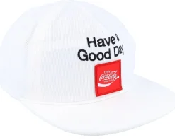 Coca-cola Good Day Hp Cap White Snapback - Brixton