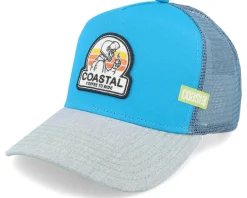 Coffee To Ride Teal Coastal Trucker - Coastal