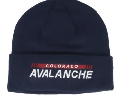Colorado Avalanche Authentic Pro Game&Train Knit Athl Navy Cuff - Fanatics