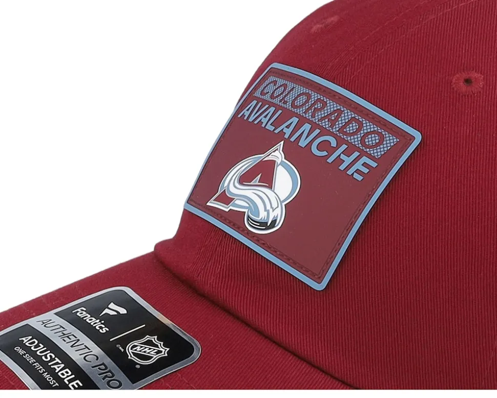 Colorado Avalanche Authentic Pro Rink Prime D. Garnet Dad Cap - Fanatics