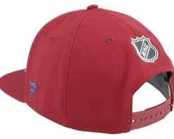 Colorado Avalanche Authentic Pro Rink Flat Brim Garnet Snapback - Fanatics