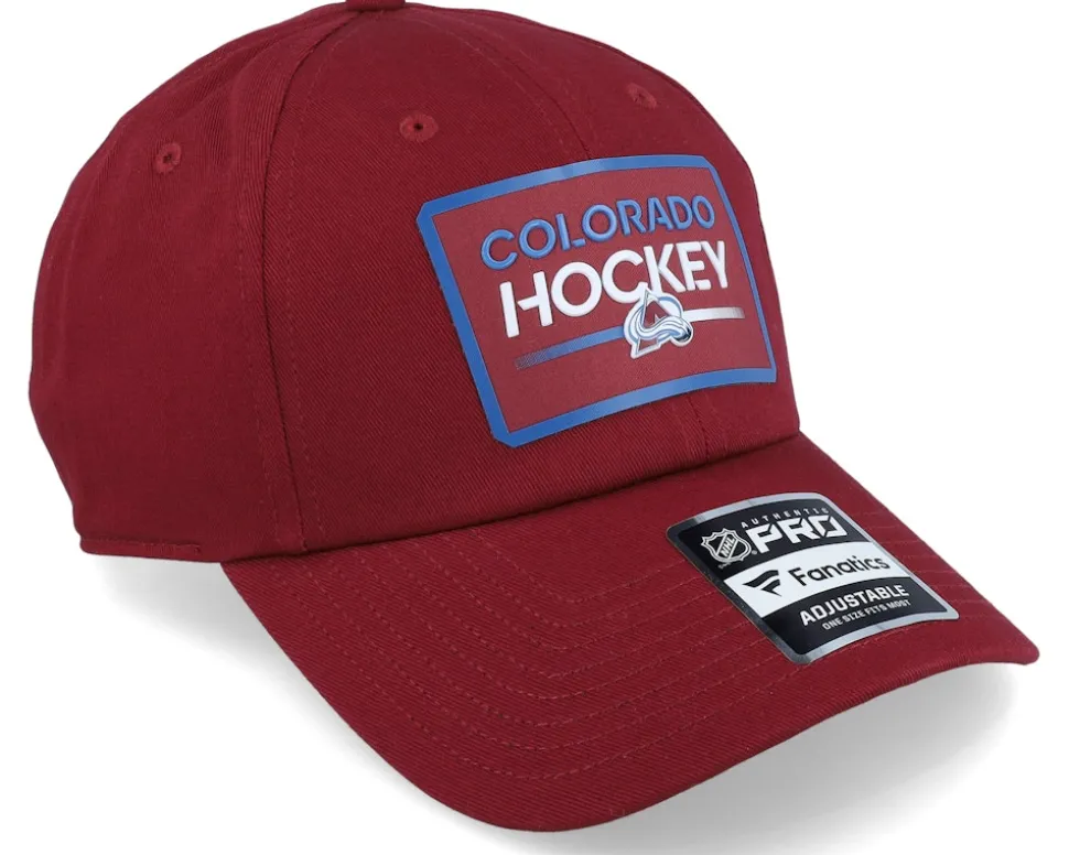 Colorado Avalanche Authentic Pro Prime Graphic Cardinal Adjustable - Fanatics