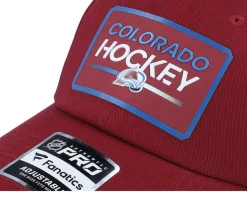 Colorado Avalanche Authentic Pro Prime Graphic Cardinal Adjustable - Fanatics
