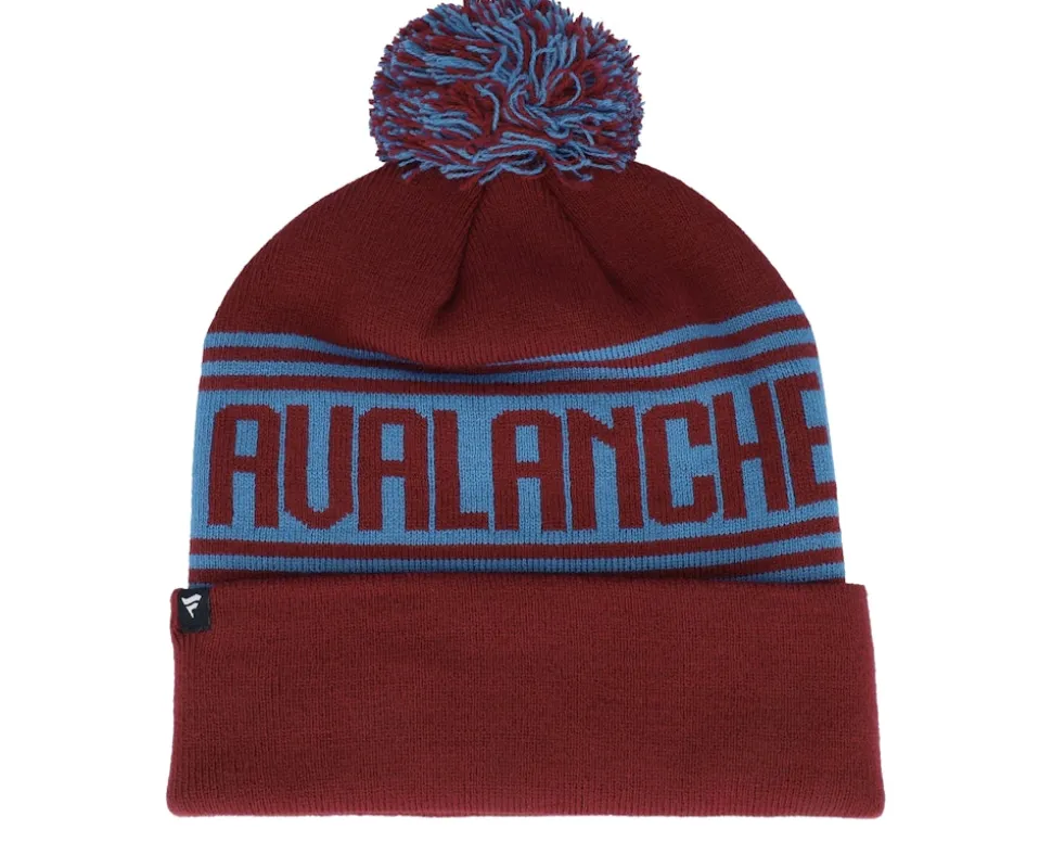 Colorado Avalanche Dark Garnet/Aqua Blue Pom - Fanatics
