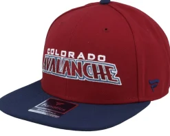 Colorado Avalanche Iconic Color Blocked Dark Garnet-Athl Snapback - Fanatics
