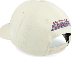 Colorado Avalanche Khaki Classic Red Khaki Adjustable - Mitchell & Ness