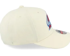 Colorado Avalanche Khaki Classic Red Khaki Adjustable - Mitchell & Ness