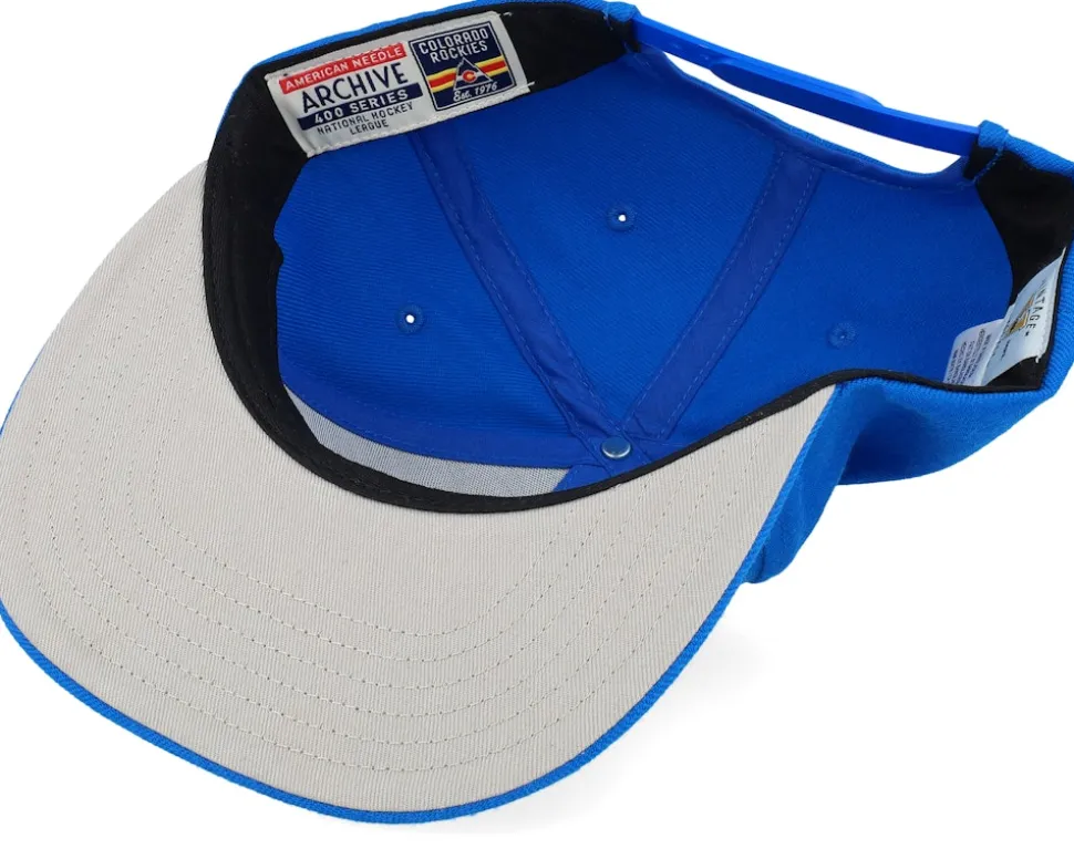 Colorado Rockies NHL Archive 400 Blue Snapback - American Needle
