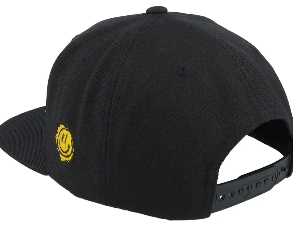 Colorful Lizard Black/Black Snapback - Lucid Smile