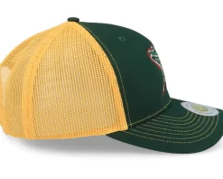 Colorful Lizard Dark Green/Gold Trucker - Lucid Smile