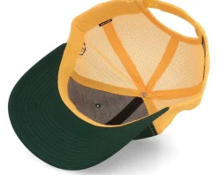 Colorful Lizard Dark Green/Gold Trucker - Lucid Smile