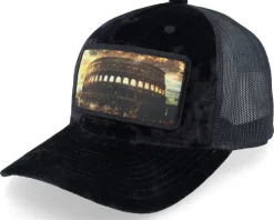 Colosseum At Its Peak Velvet Navy A-Frame Trucker - Calza Pennello