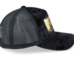 Colosseum At Its Peak Velvet Black A-Frame Trucker - Calza Pennello