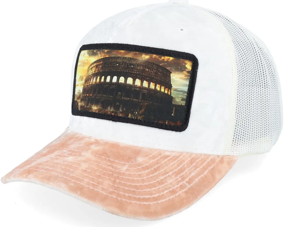 Colosseum At Its Peak Velvet Navy A-Frame Trucker - Calza Pennello