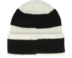 Colour Block Black/Soft White Cuff - Beechfield