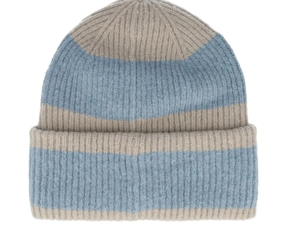 Colour Block Natural Stone/Dusty Blue Cuff - Beechfield