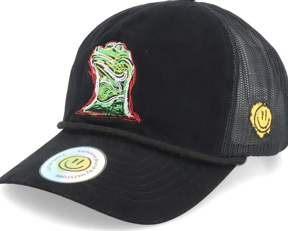 Colourful Lizard Bachelor Black/Mouse Trucker - Lucid Smile