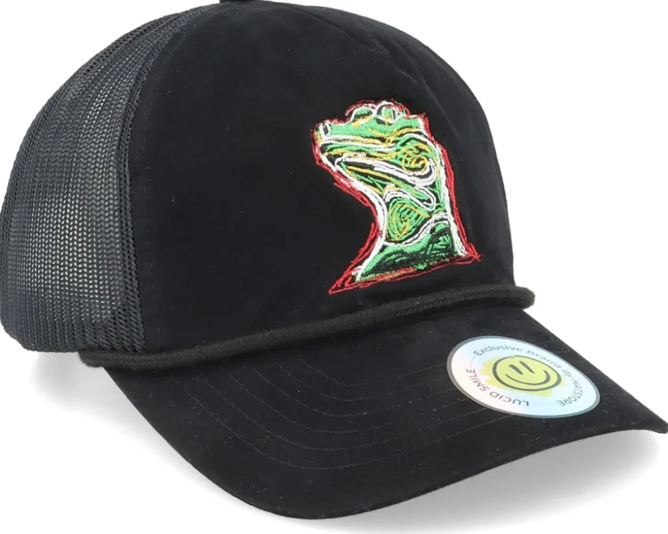 Colourful Lizard Bachelor Black/Mouse Trucker - Lucid Smile