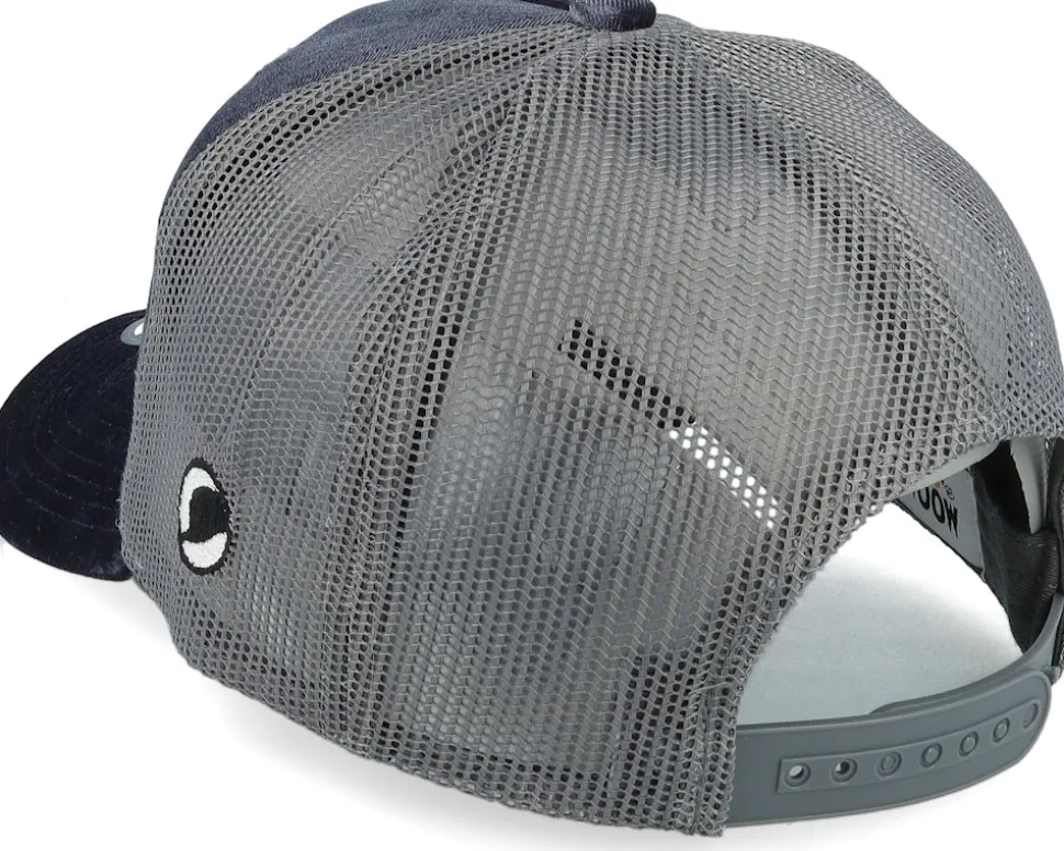 Comic Strip Fishsing Grey Velvet Trucker - Moomin