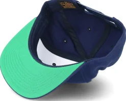 Compass Navy/White Snapback - Jack Anchor