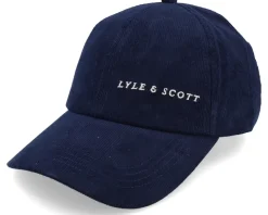 Cord Baseball Cap Dark Navy Dad Cap - Lyle & Scott