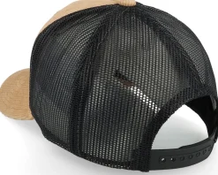 Cord Caramel/Black A-frame Trucker - Equip