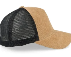 Cord Caramel/Black A-frame Trucker - Equip