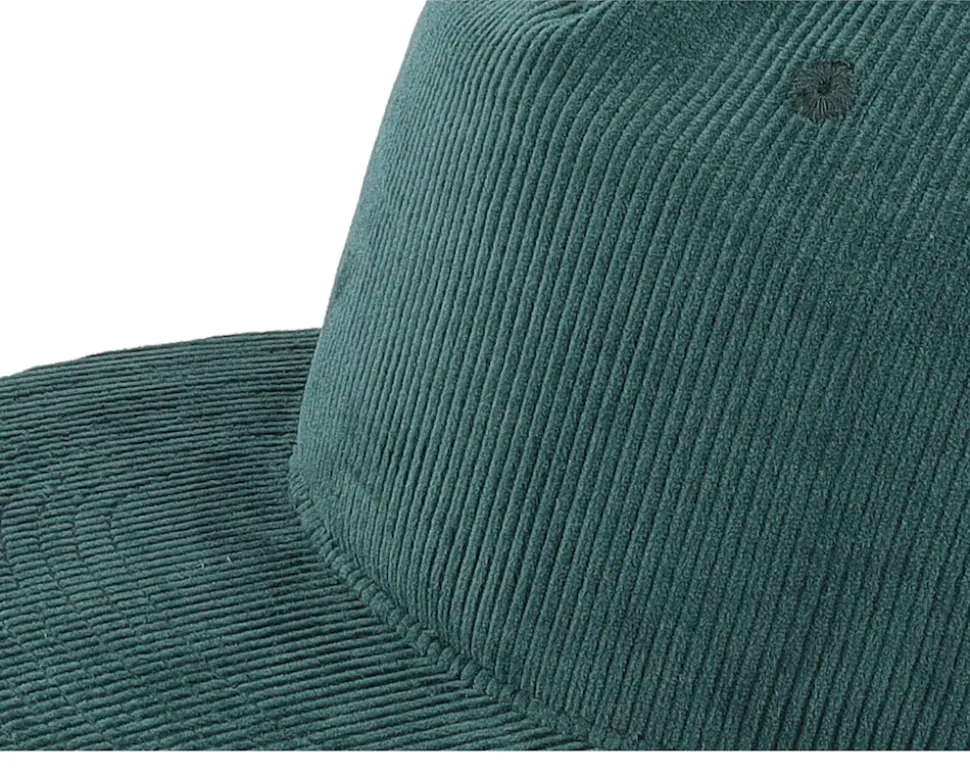 Cord Dark Green 5-panel Halfmoon Snapback - Equip