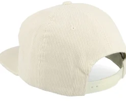 Cord Ivory 5-panel Halfmoon Snapback - Equip