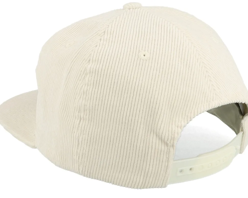 Cord Ivory 5-panel Halfmoon Snapback - Equip