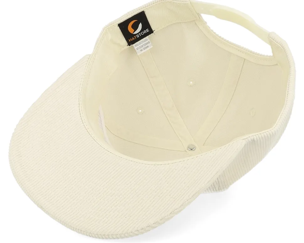 Cord Ivory 5-panel Halfmoon Snapback - Equip