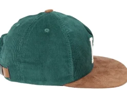 Corduroy Classic H 5 Panel Forest Green Snapback - HUF