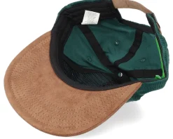 Corduroy Classic H 5 Panel Forest Green Snapback - HUF