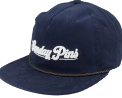 Corduroy Collegiate Navy Strapback - Adidas