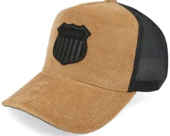 Corduroy Shield Brown/Black A-Frame Adjustable - Mitchell & Ness