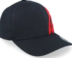 Corp 2 Curved Brim Black/Red Flexfit - Alpinestars