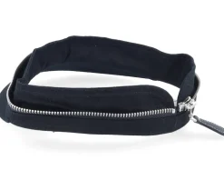 Cotton Fabirc Balloon Cap With Zipper Black Visor Vega Cap - Seeberger