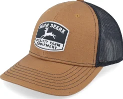 Cotton/Poly Mesh Coyote Brown Trucker - John Deere