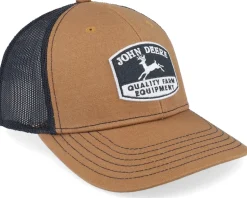 Cotton/Poly Mesh Coyote Brown Trucker - John Deere