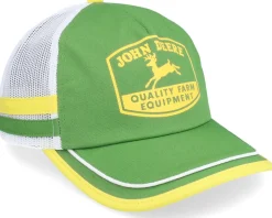 Cotton/Twill Mesh Green Trucker - John Deere