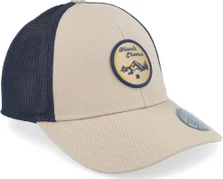 Cottonwood Khaki/Navy Mesh W Patch Trucker - Black Clover